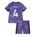 Liverpool Virgil van Dijk #4 Barnkläder Tredje matchtröja till baby 2023-24 Kortärmad (+ Korta byxor) Billigt